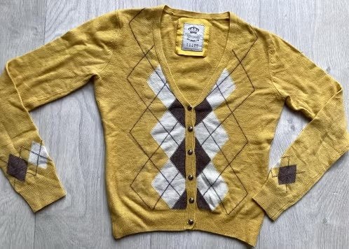 Geel Vest / trui ESPRIT Maat S, Geel, Ophalen of Verzenden, Zo goed als nieuw, Maat 36 (S)