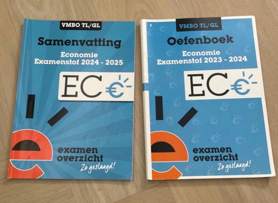 VMBO TL/GL Economie Examenbundel 2023-2025 (oefenboek beschr, Boeken, Ophalen of Verzenden, Gelezen, VMBO, Economie