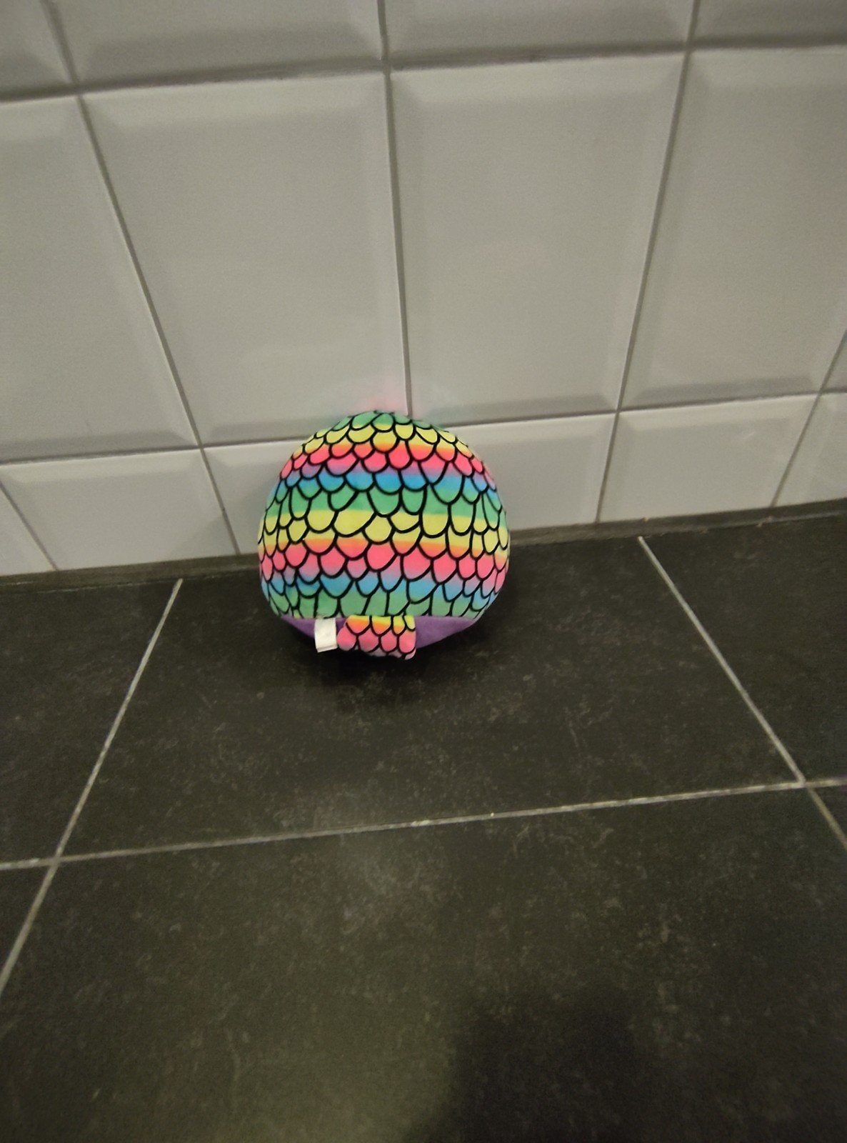 Leuke regenboog knuffel., Ophalen of Verzenden, Gebruikt