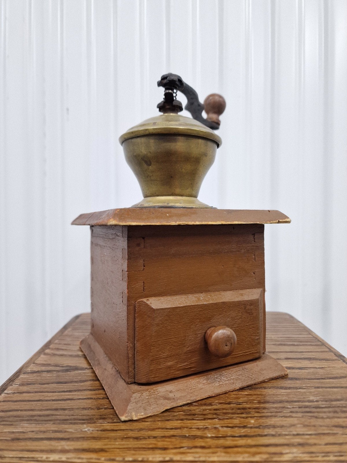 Antiek antique rustikal koffiemolen coffee Kaffeemühle vinta, Ophalen of Verzenden
