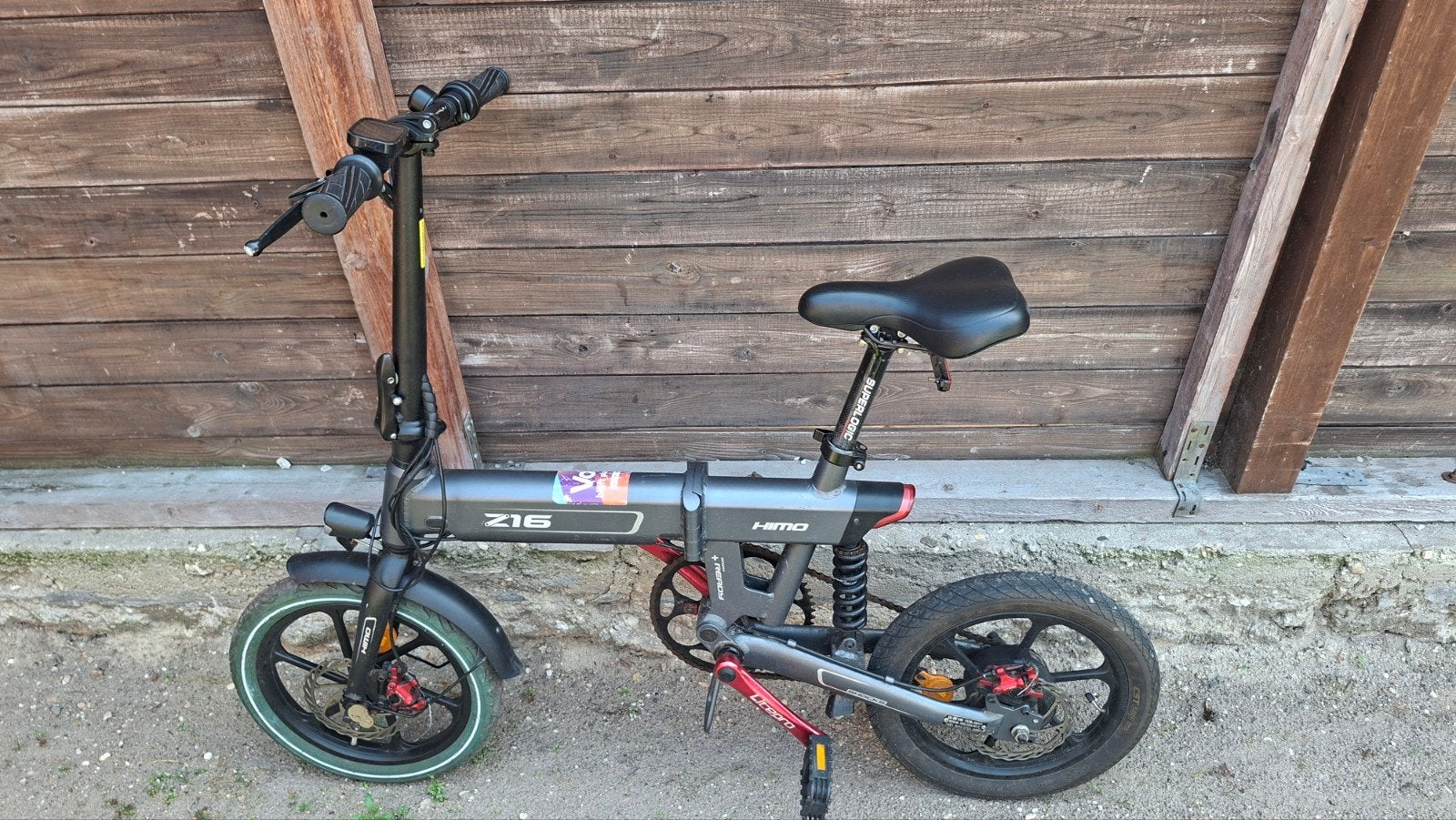 Klapbare elektrische fiets met gashendel, Ophalen, Gebruikt, Overige merken
