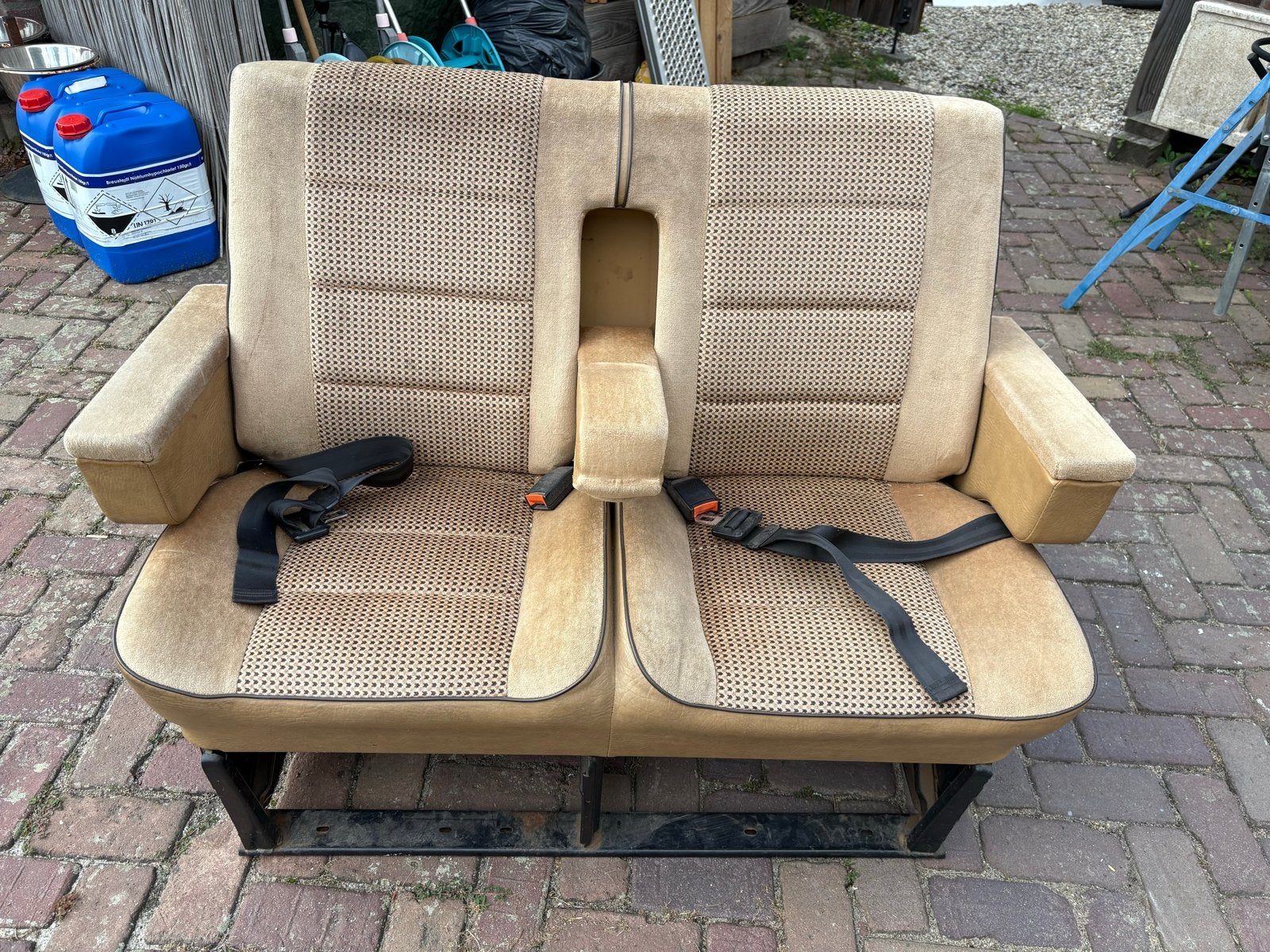 Volkswagen T3 Westfalia tussenbank met gordels., Ophalen, Gebruikt, Volkswagen