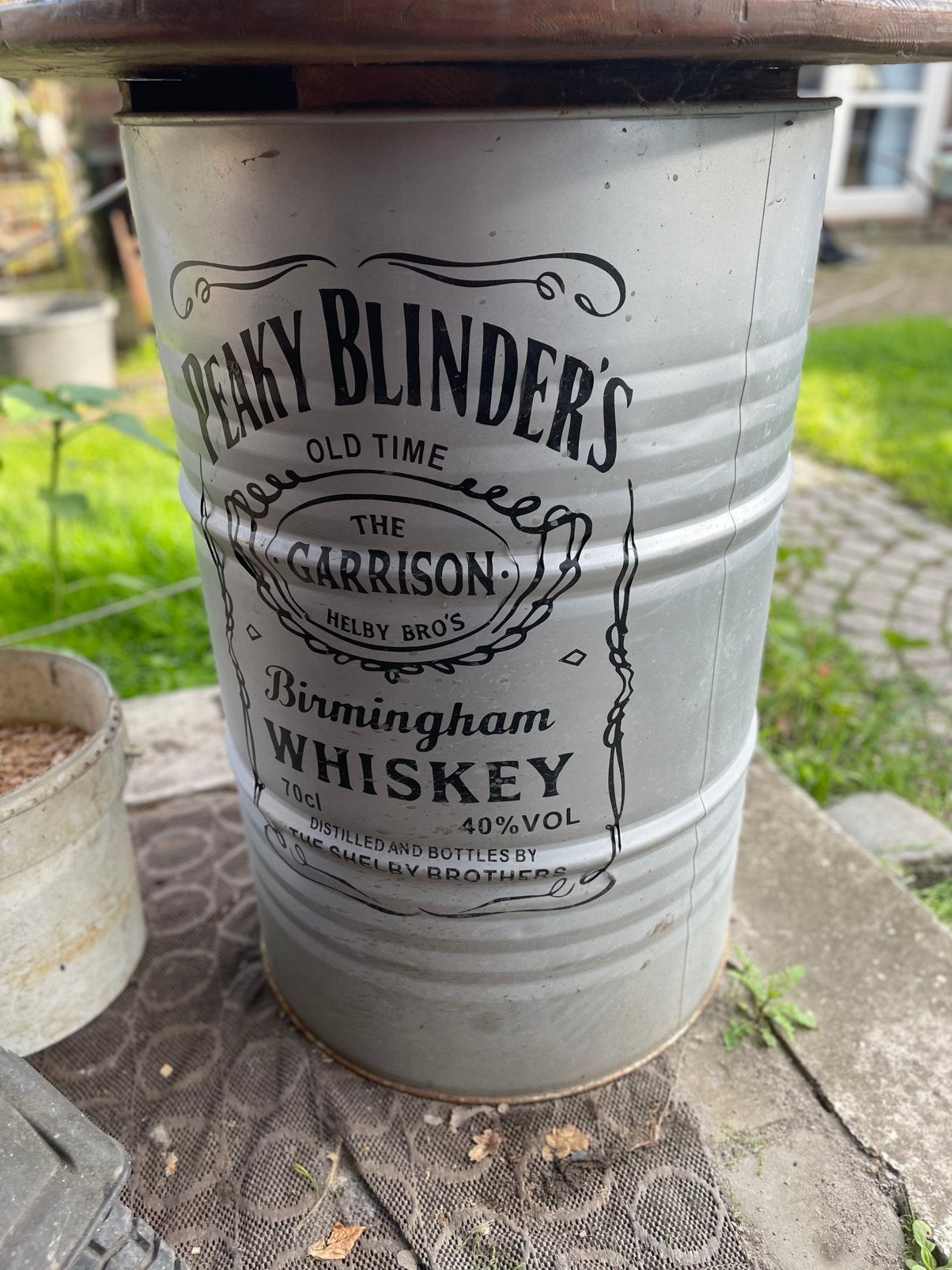 Peaky Blinders Whiskey Vat Tafel, Ophalen, Gebruikt