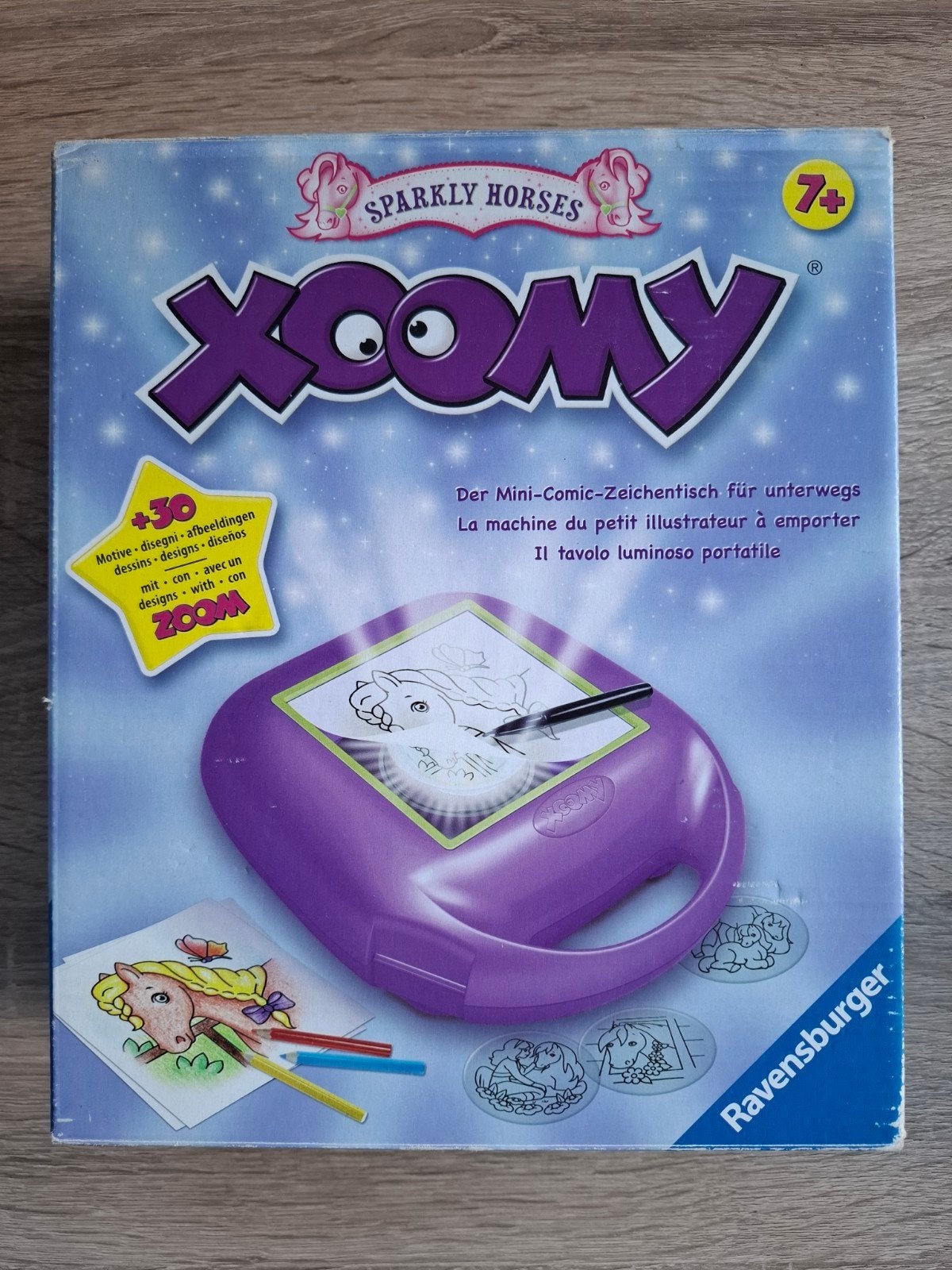 Ravensburger Xoomy Sparkly Horses Tekentafel, Hobby en Vrije tijd, Ophalen of Verzenden, Gebruikt, Overige typen