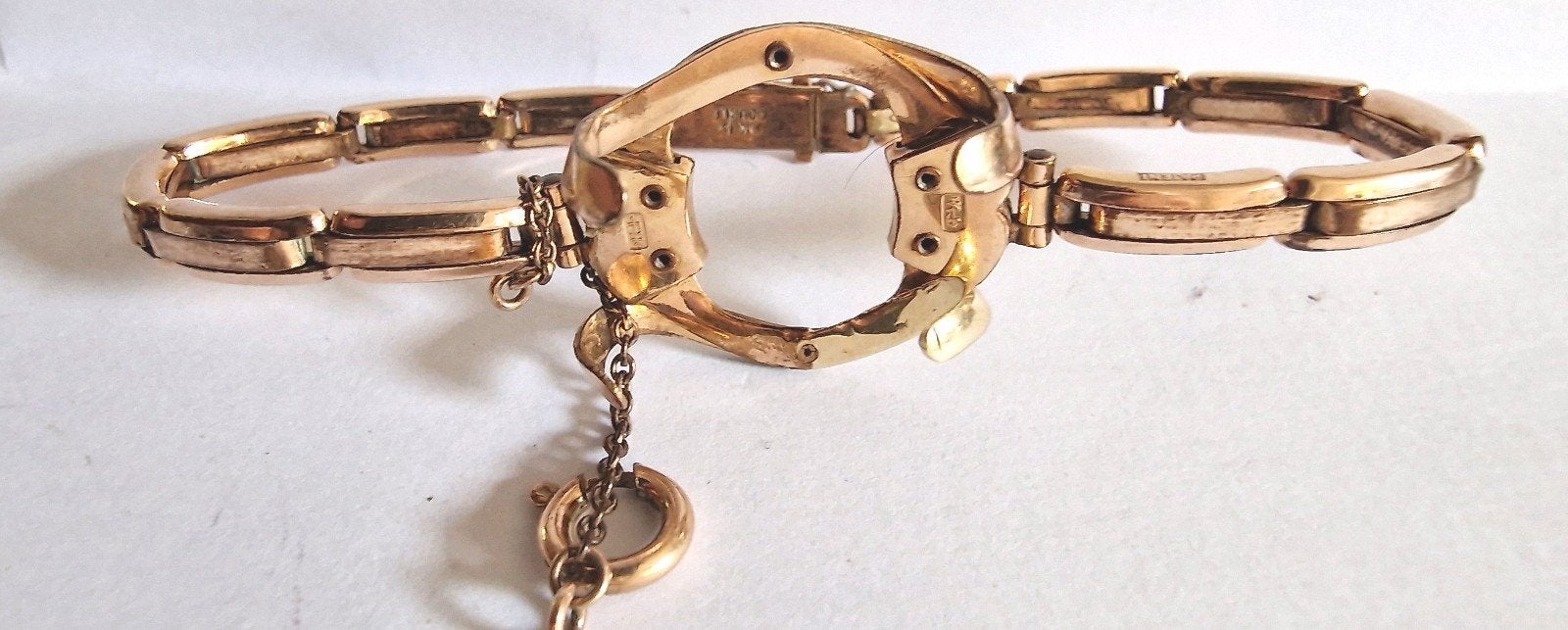 vergulde horloge band, Ophalen of Verzenden, Goud, Overige merken