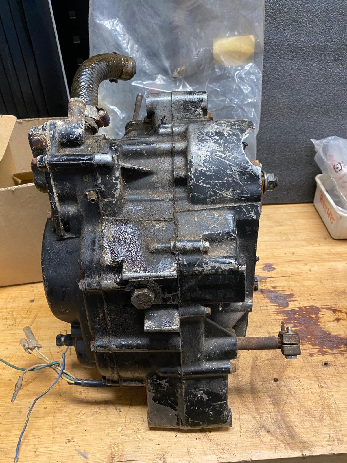 Honda 79 cc blok met cilinder zuiger enz enz, Fietsen en Brommers, Ophalen, 6 versnellingen, Gebruikt, Overige modellen