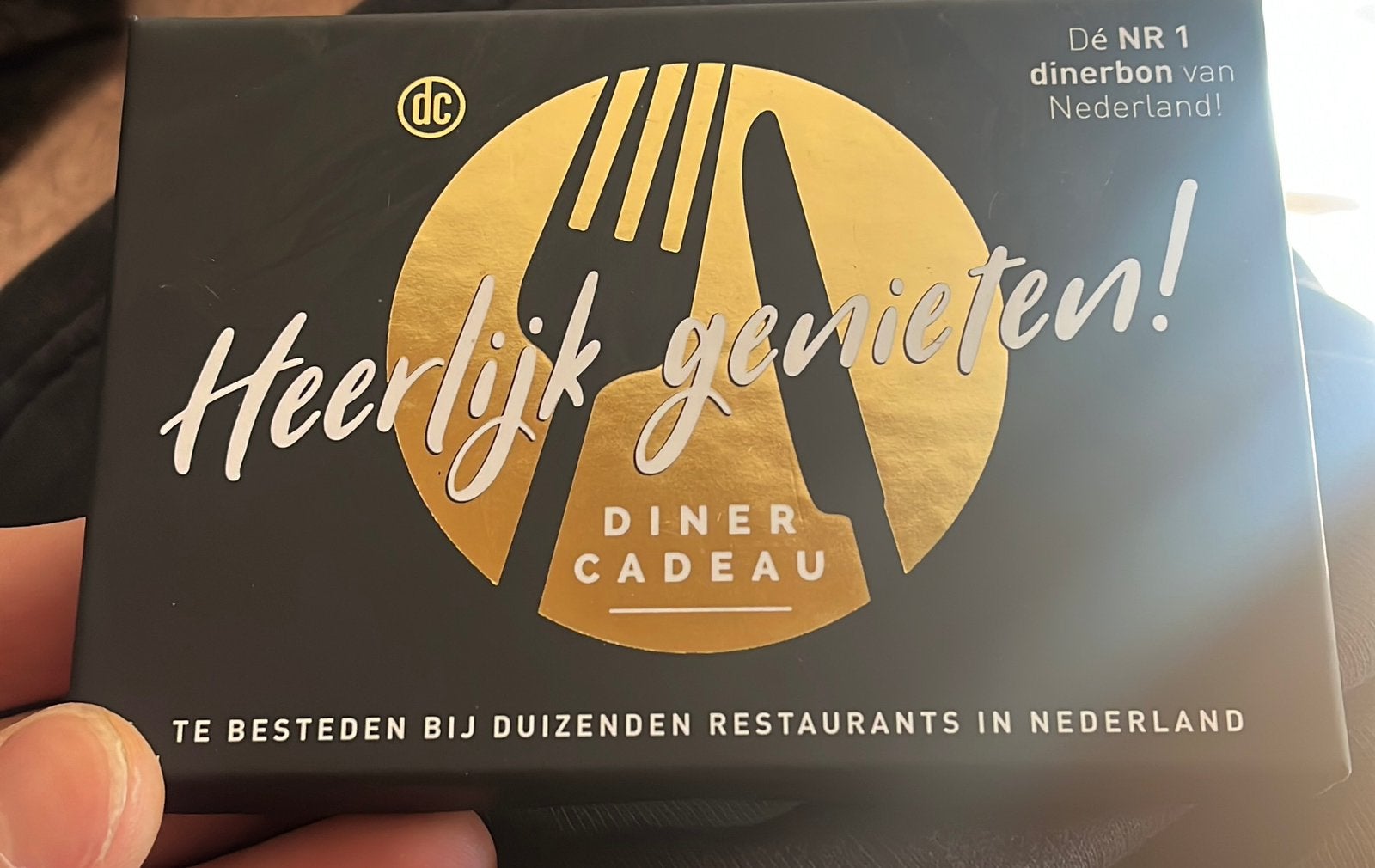 Diner cadeaubon t.w.v. €150,-, Tickets en Kaartjes, Drie personen of meer, Cadeaubon, Overige typen
