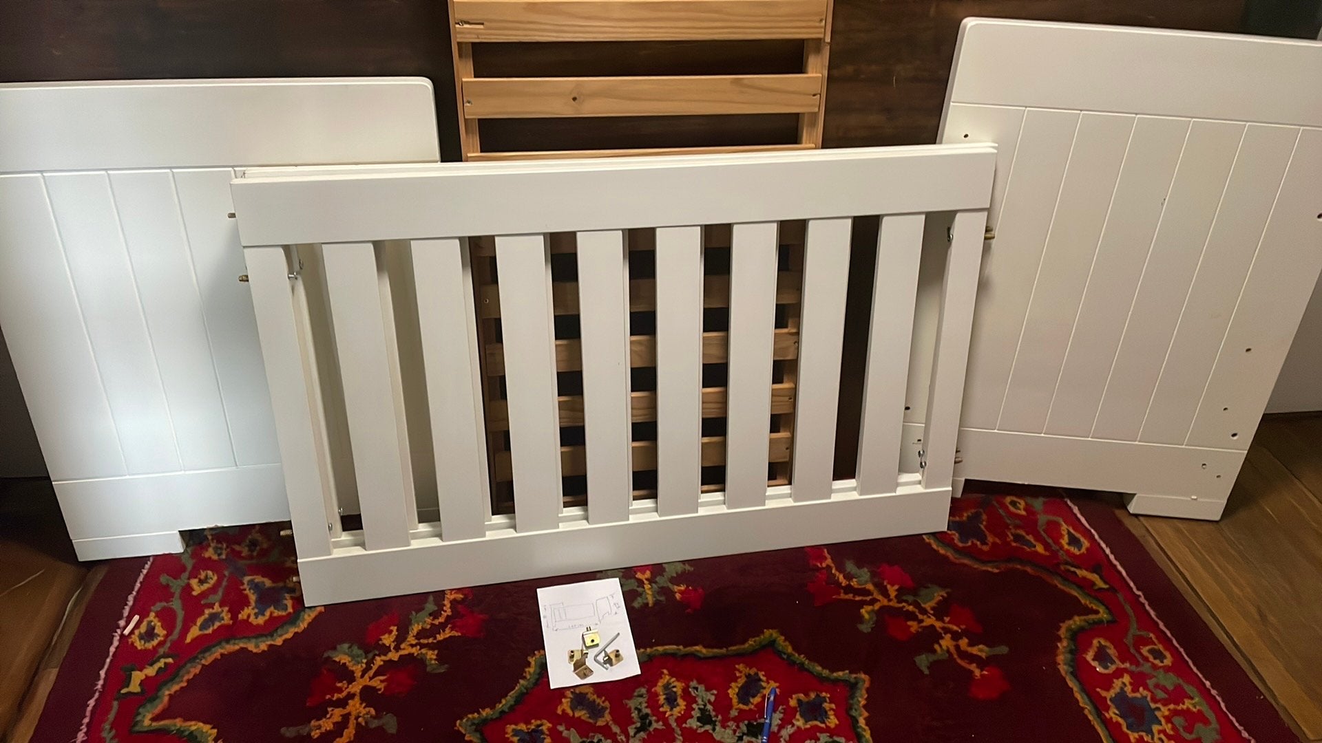 Kinderbed, Ophalen, Gebruikt, Lattenbodem, Minder dan 140 cm
