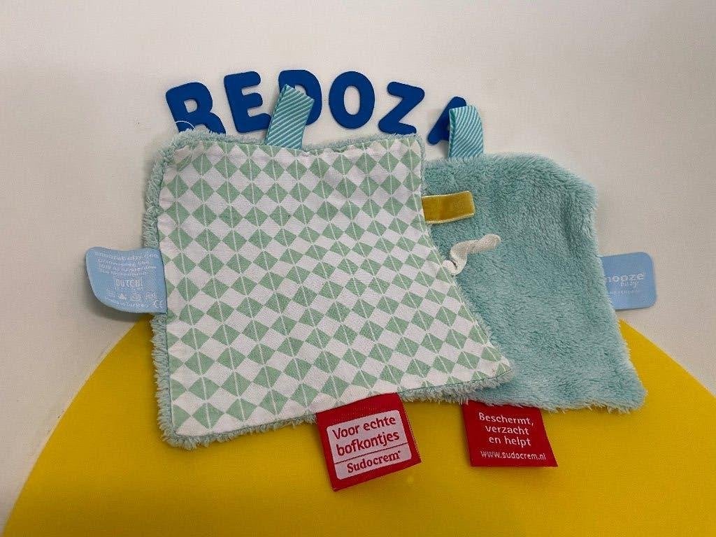 K1707 sudocrem snoozebaby doekje groen 3x, Ophalen of Verzenden, Zo goed als nieuw, Overige typen