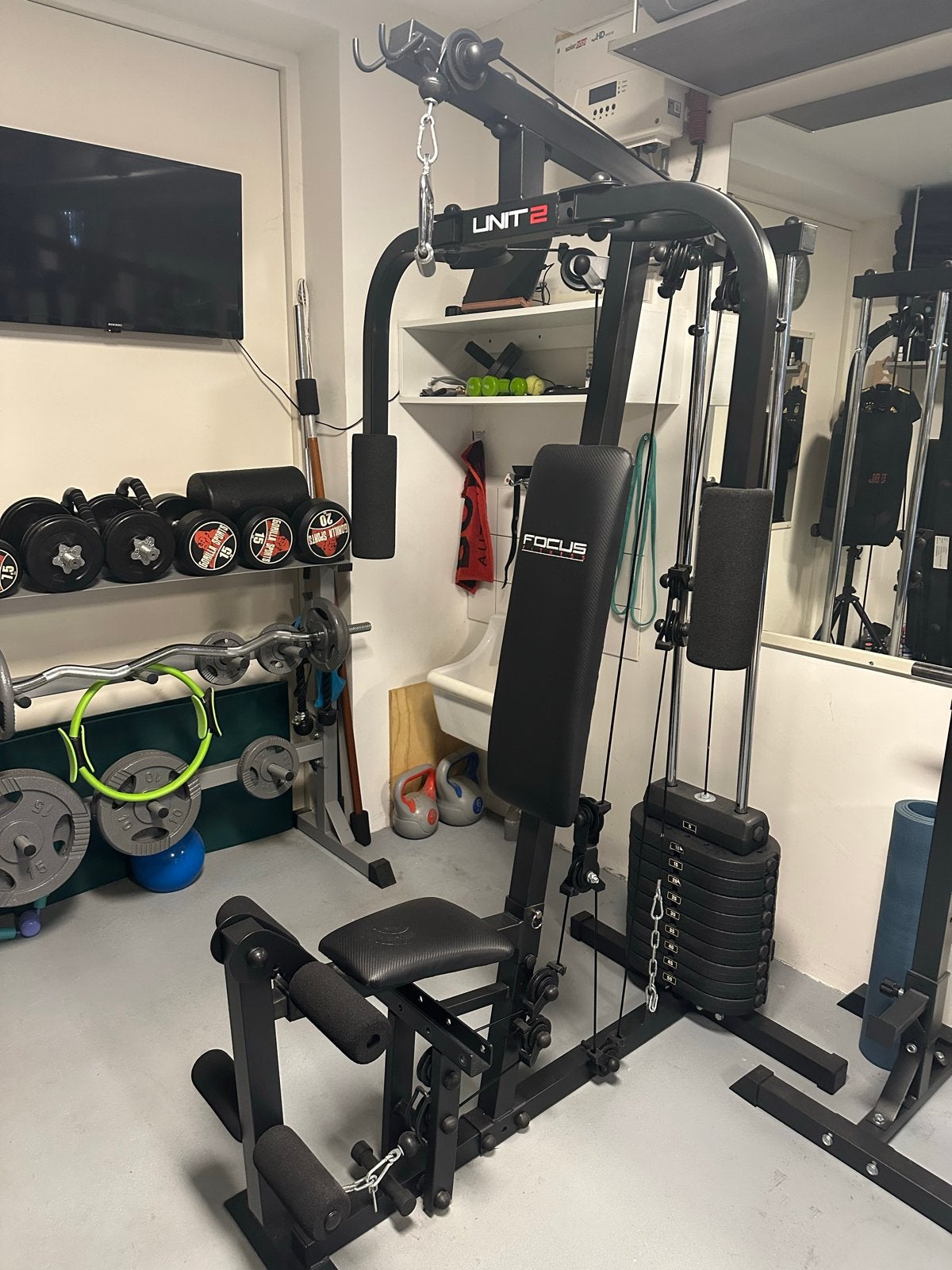 Focus Fitness Unit 2 Home Gym - Krachtstation, Ophalen, Zo goed als nieuw, Armen, Overige typen