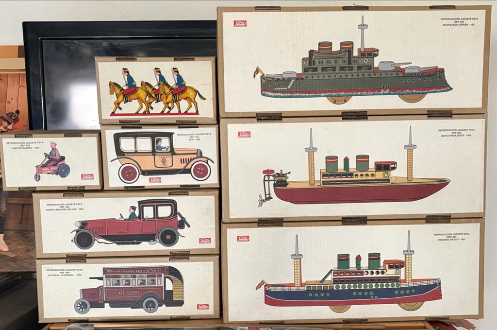 Paya Blikken Speelgoed Collectie - Vintage Reproducties, Ophalen of Verzenden, Zo goed als nieuw
