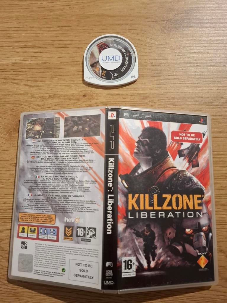PSP spel – Killzone: Liberation – compleet in doos, 1 speler, Ophalen of Verzenden, Shooter, Vanaf 16 jaar