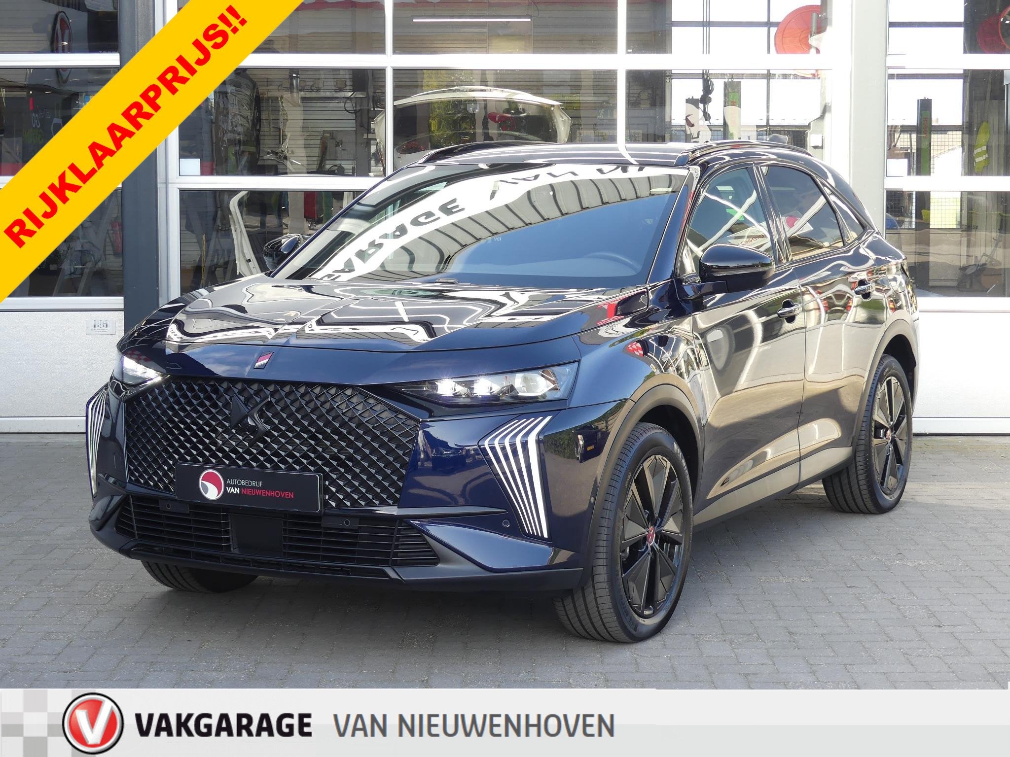 DS 7 E-Tense 225 Performance Line+ *t/m 10de bouwjaar garant, Auto's, 14 kWh, Euro 6, 4 cilinders, Blauw