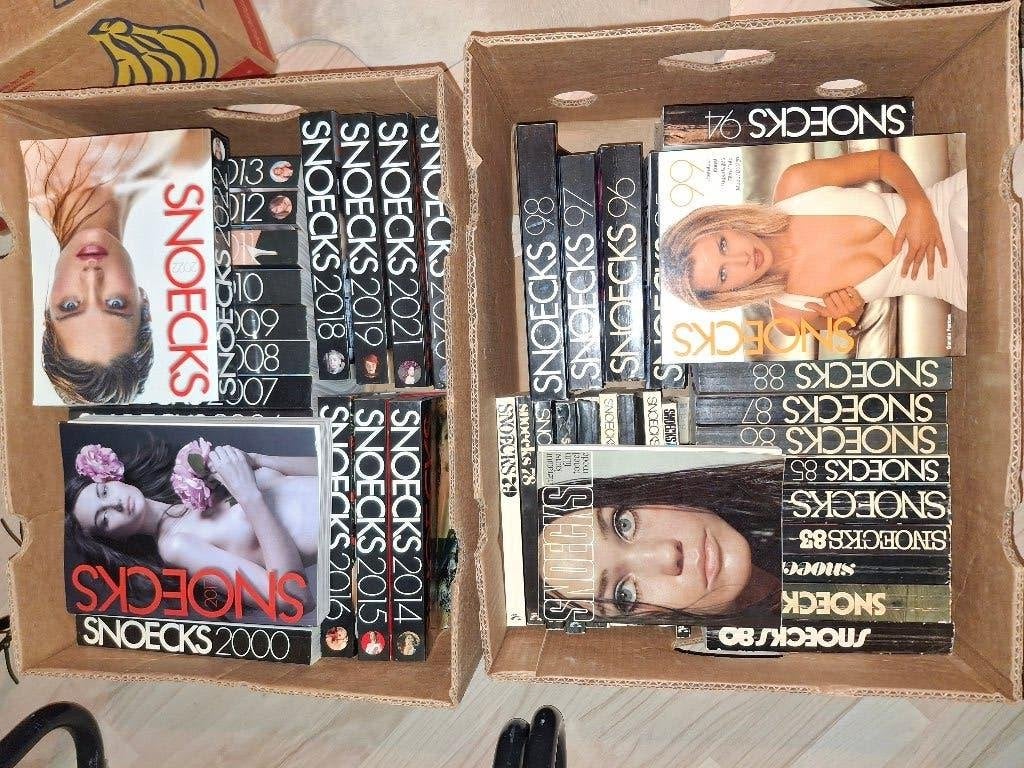 complete serie jaarboeken snoecks 1970 t/m 2022, Ophalen of Verzenden, Zo goed als nieuw