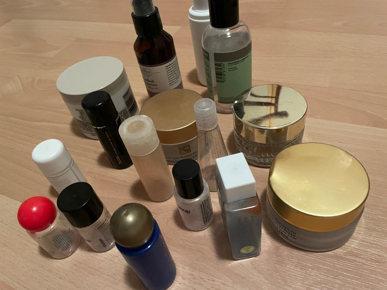 Lege Reisflesjes, Crèmepotjes en Sprayflesjes, Ophalen, Gebruikt, Overige typen