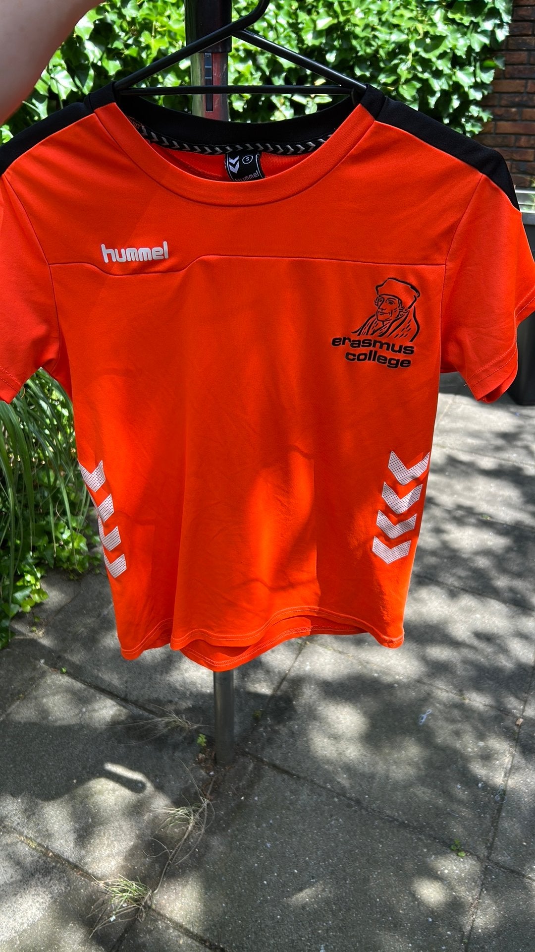 Gym shirt Erasmuscollege zoetermeer, Ophalen, Overige typen, Oranje, Zo goed als nieuw