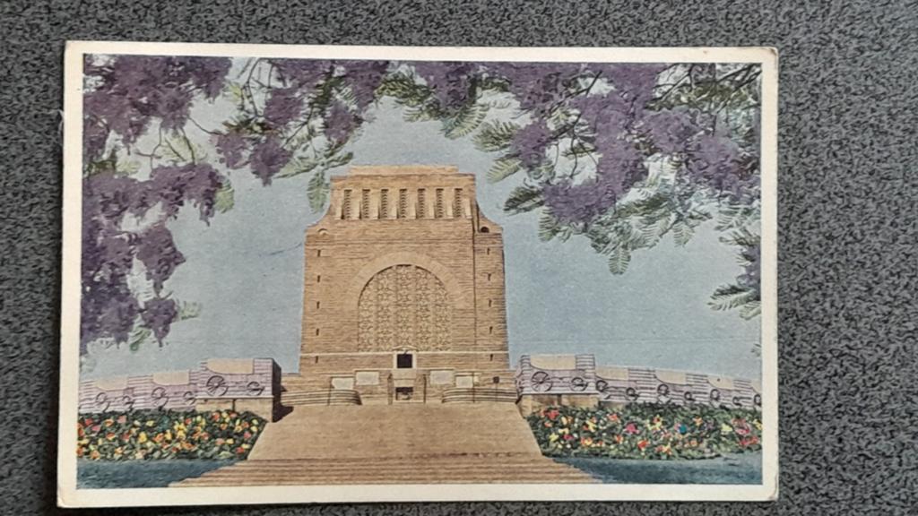 ansichtkaart Zuid Afrika-Pretoria  jr.50 Voortrekkermonument, Ophalen of Verzenden, 1940 tot 1960, Ongelopen, Buiten Europa