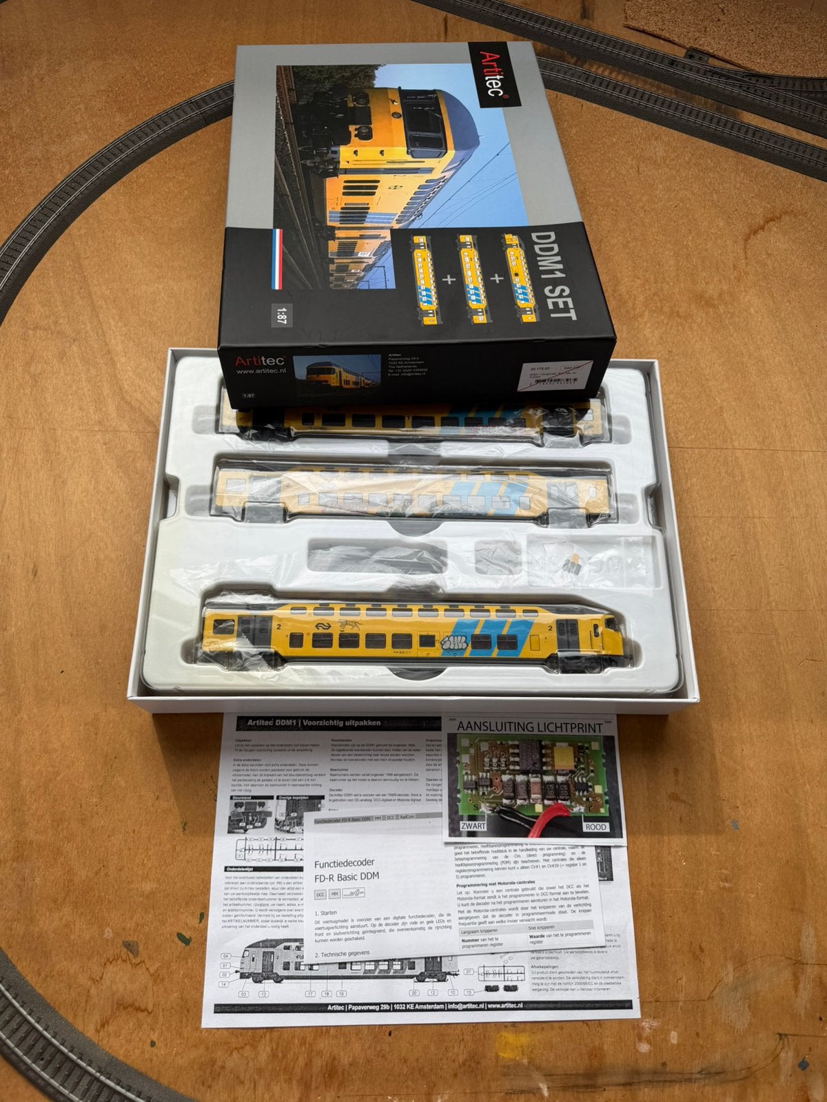 Artitec ddm1 tijger set b keuze met graffiti, Overige merken, Gelijkstroom of Wisselstroom, Ophalen of Verzenden, NS