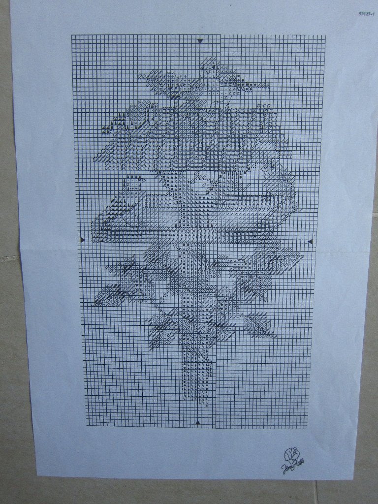 borduurpatroon vogelhuisjes voederplankjes o.a. JENNY ROSE, Ophalen of Verzenden, Zo goed als nieuw, Handborduren, Patroon