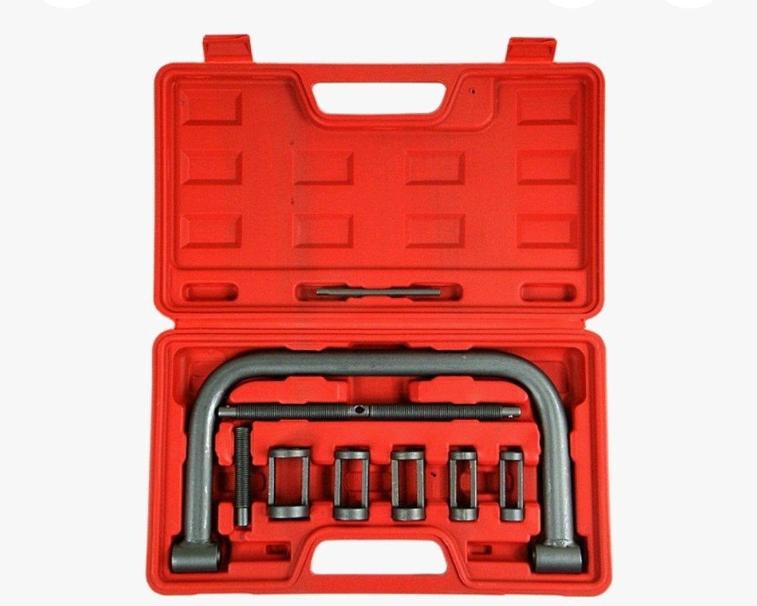 Universele Klepveer Compressor Set - Nieuw in Koffer, Auto diversen, Autogereedschap, Ophalen of Verzenden, Nieuw