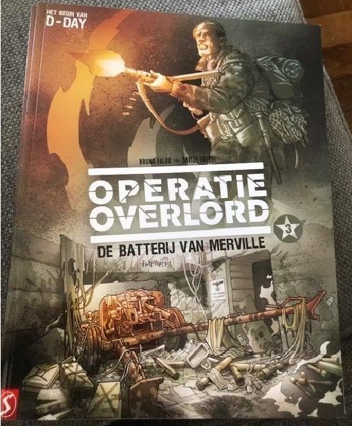 de batterij van merville operatie overlord d-day k3, Eén stripboek, Ophalen of Verzenden, Zo goed als nieuw