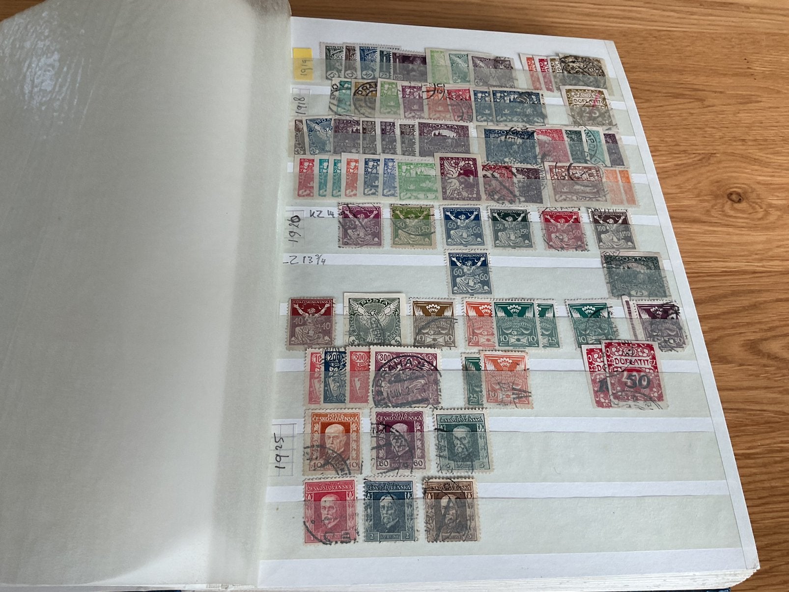Dik stockboek Tsjechoslowakije tot 1978, Ophalen of Verzenden, Buitenland