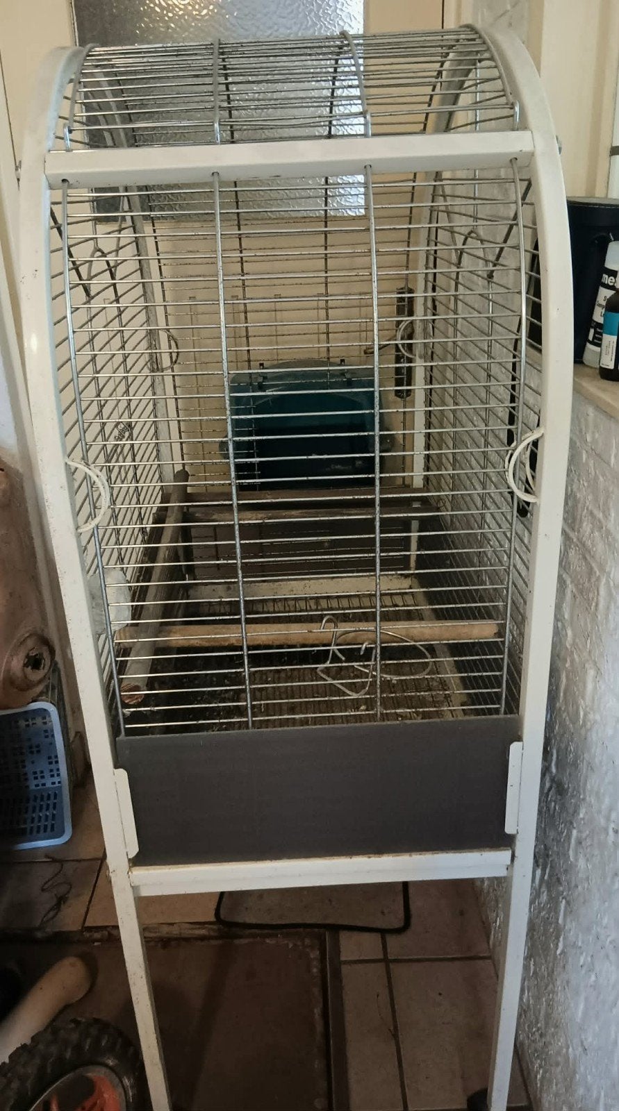 Mooie nette papegaaien kooi, Ophalen of Verzenden, Metaal, Vogelkooi