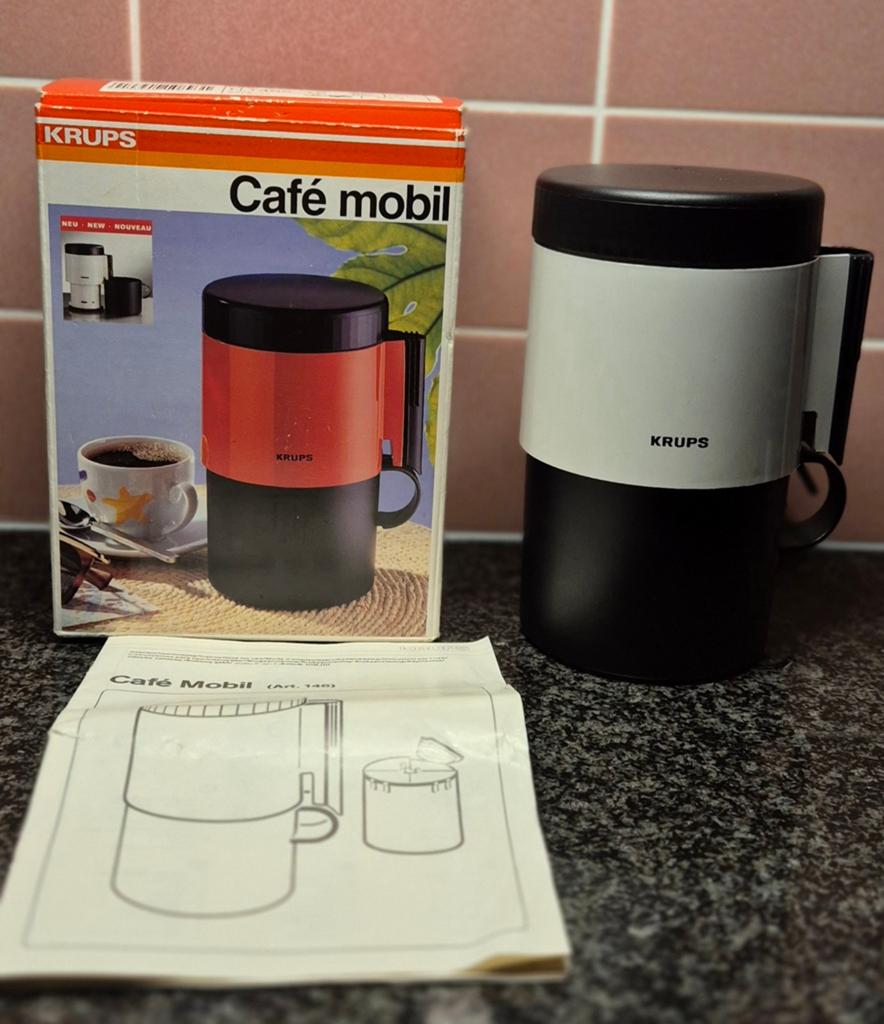 KRUPS "Café mobil" Vintage Koffiezetter - Compleet & Werkend, Witgoed en Apparatuur, Koffiezetapparaten, Ophalen of Verzenden