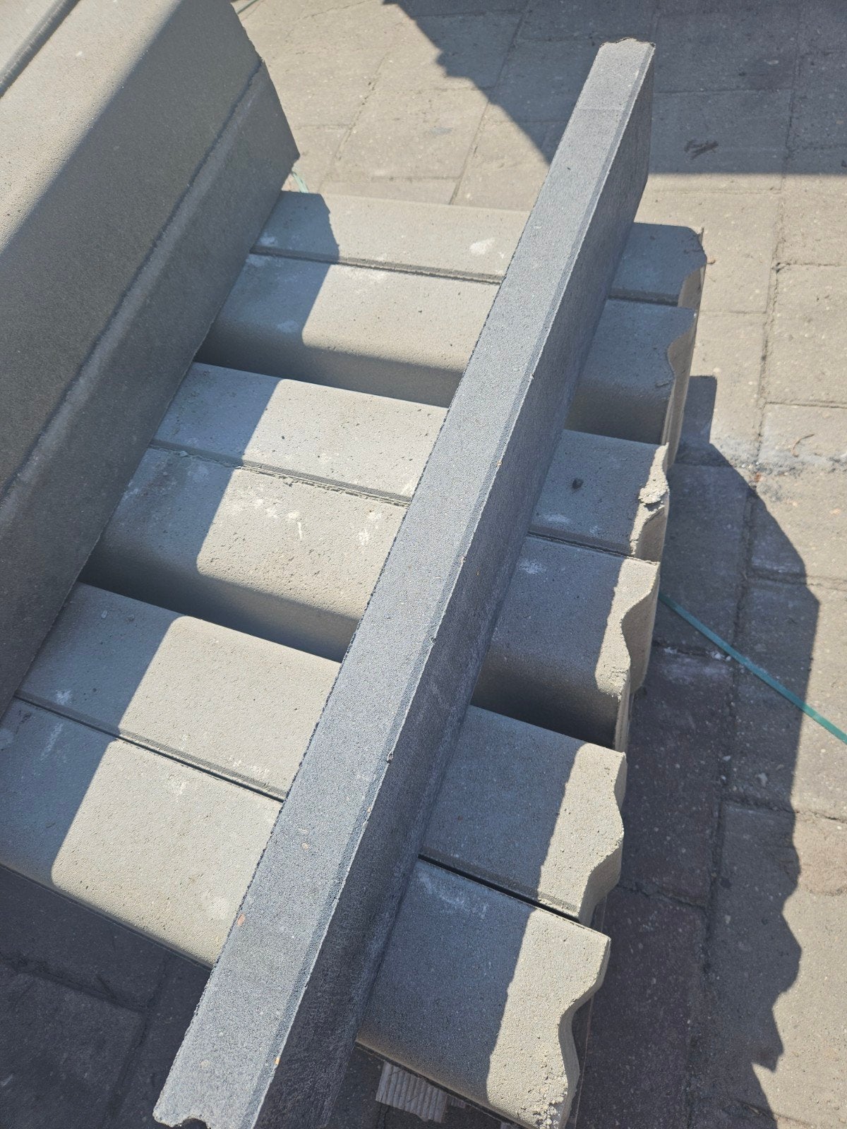 Betonbanden 6x15 antraciet, Ophalen, Overige typen, Nieuw, Minder dan 5 m²