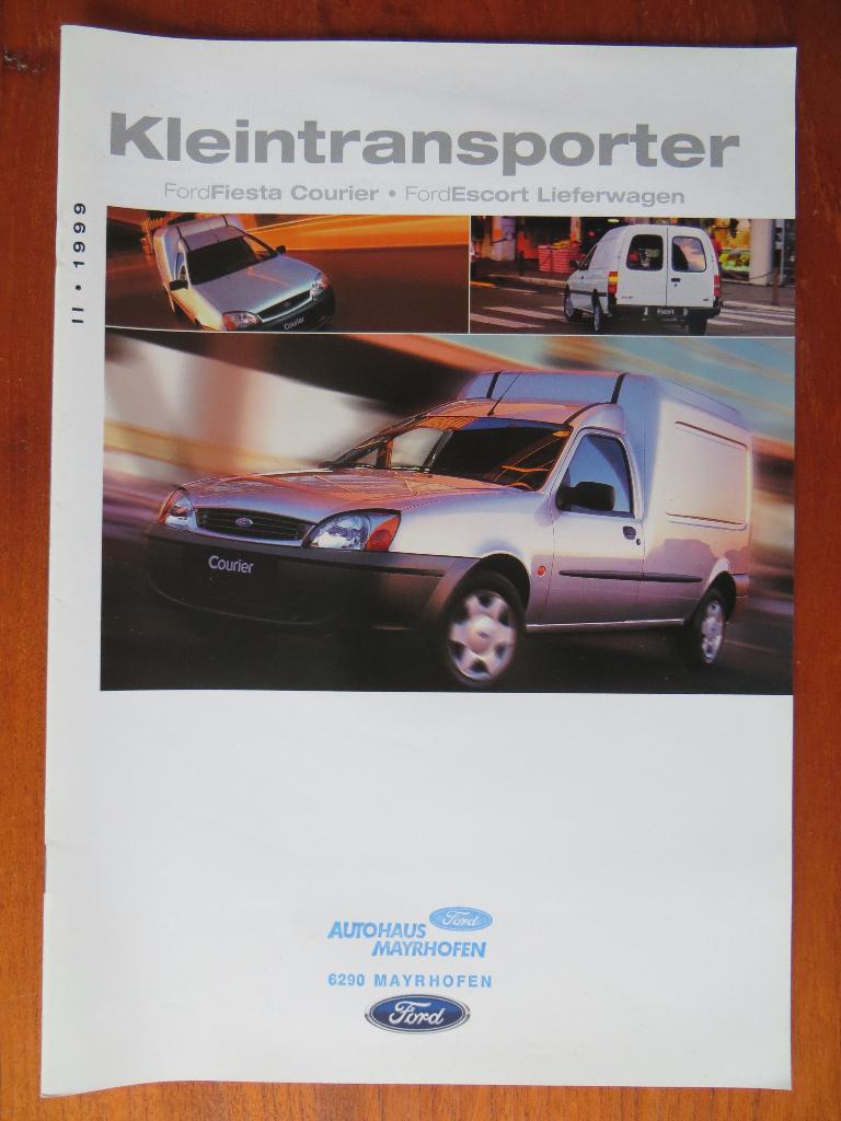 Ford Kleintransporter Fiesta Courier Escort Bestel (okt 1999, Ophalen of Verzenden, Nieuw, Ford