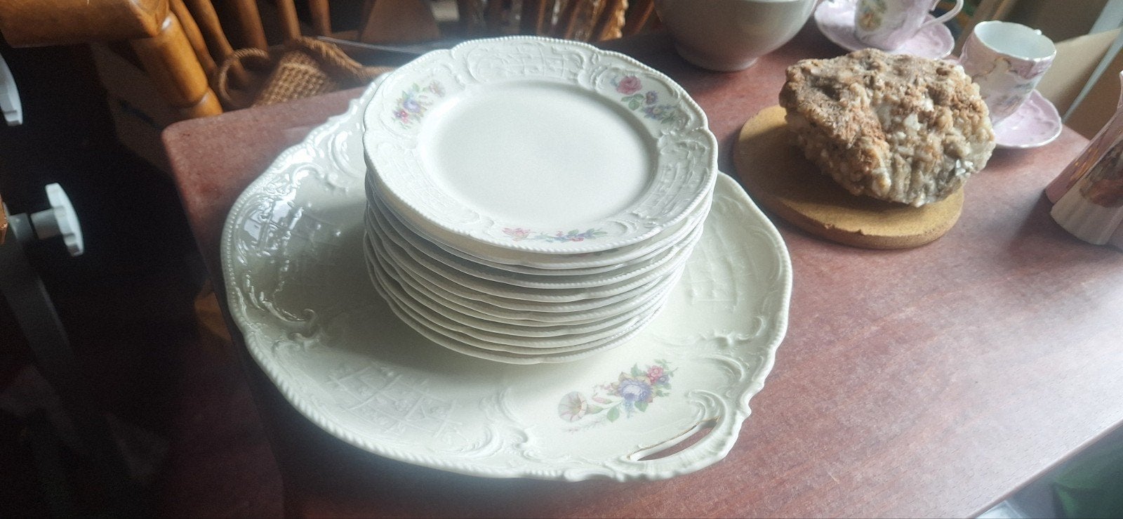 Rosenthal Sanssouci Gebakbordjes en Ovale Schaaltje, Ophalen of Verzenden