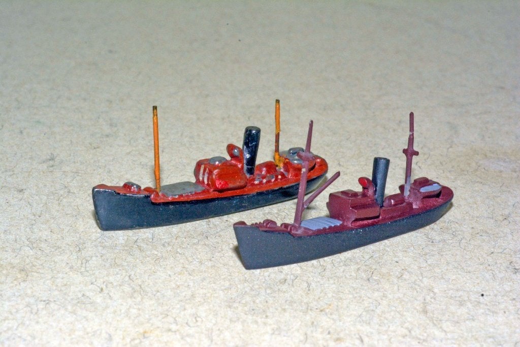 WIKING antieke schepen boten 1936-39 - 1 : 1250, Verzenden, Gebruikt, Motorboot, Schaalmodel