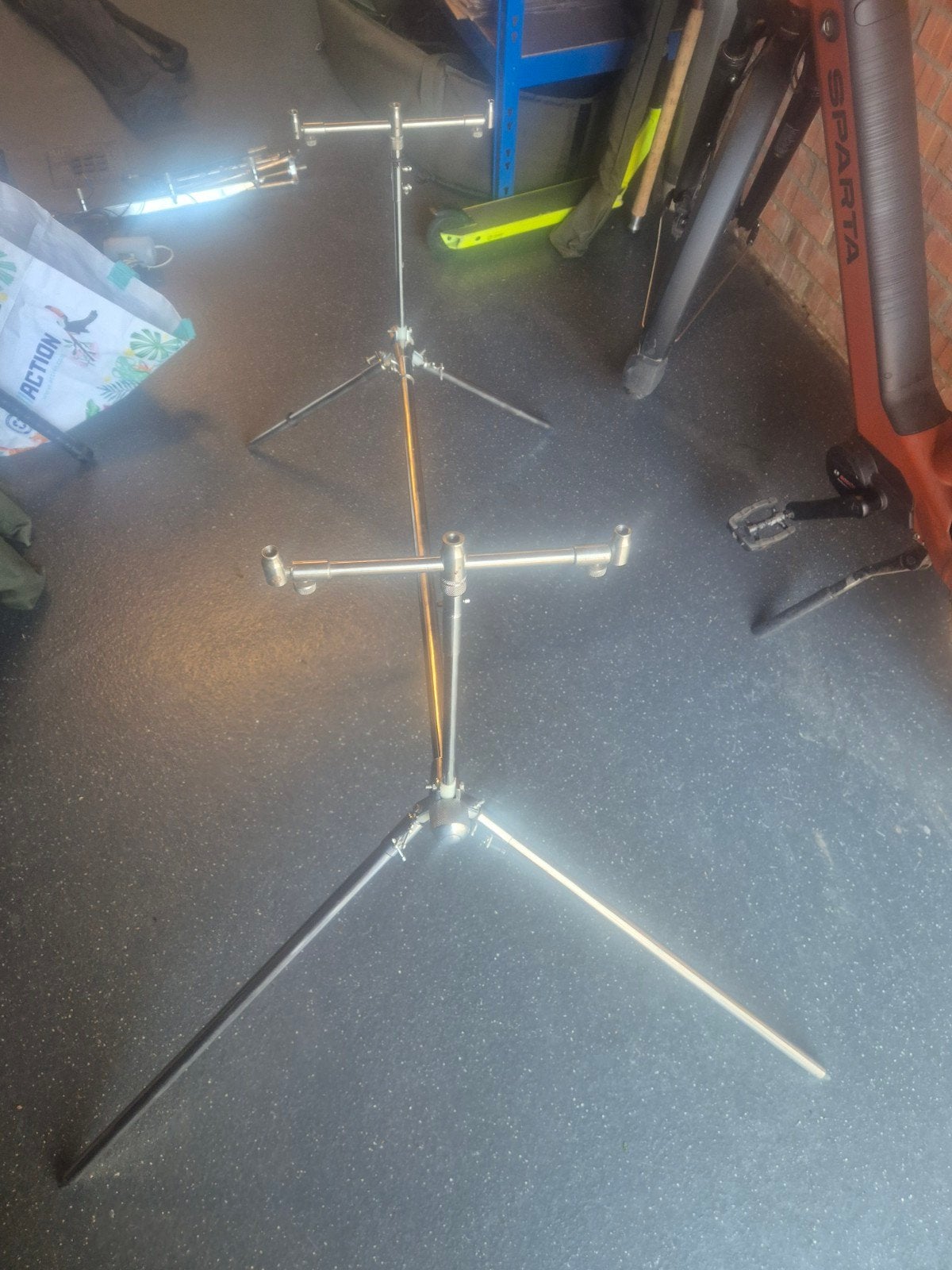 grote rvs rodpod rod pod karpervissen!, Ophalen of Verzenden, Overige typen