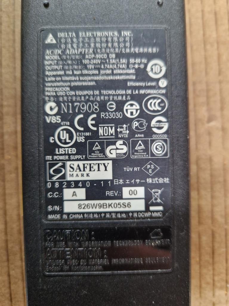 Delta Electronics AC/DC Adapter ADP-90CD DB, Ophalen, Gebruikt, Delta Electronics