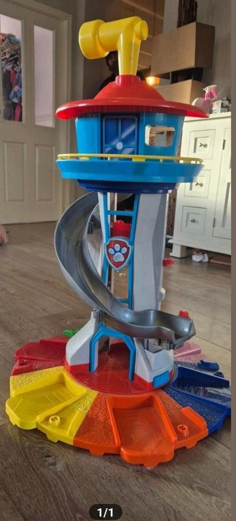Paw Patrol Uitkijktoren met glijbaan xxl, Ophalen of Verzenden, Gebruikt, Jongen of Meisje