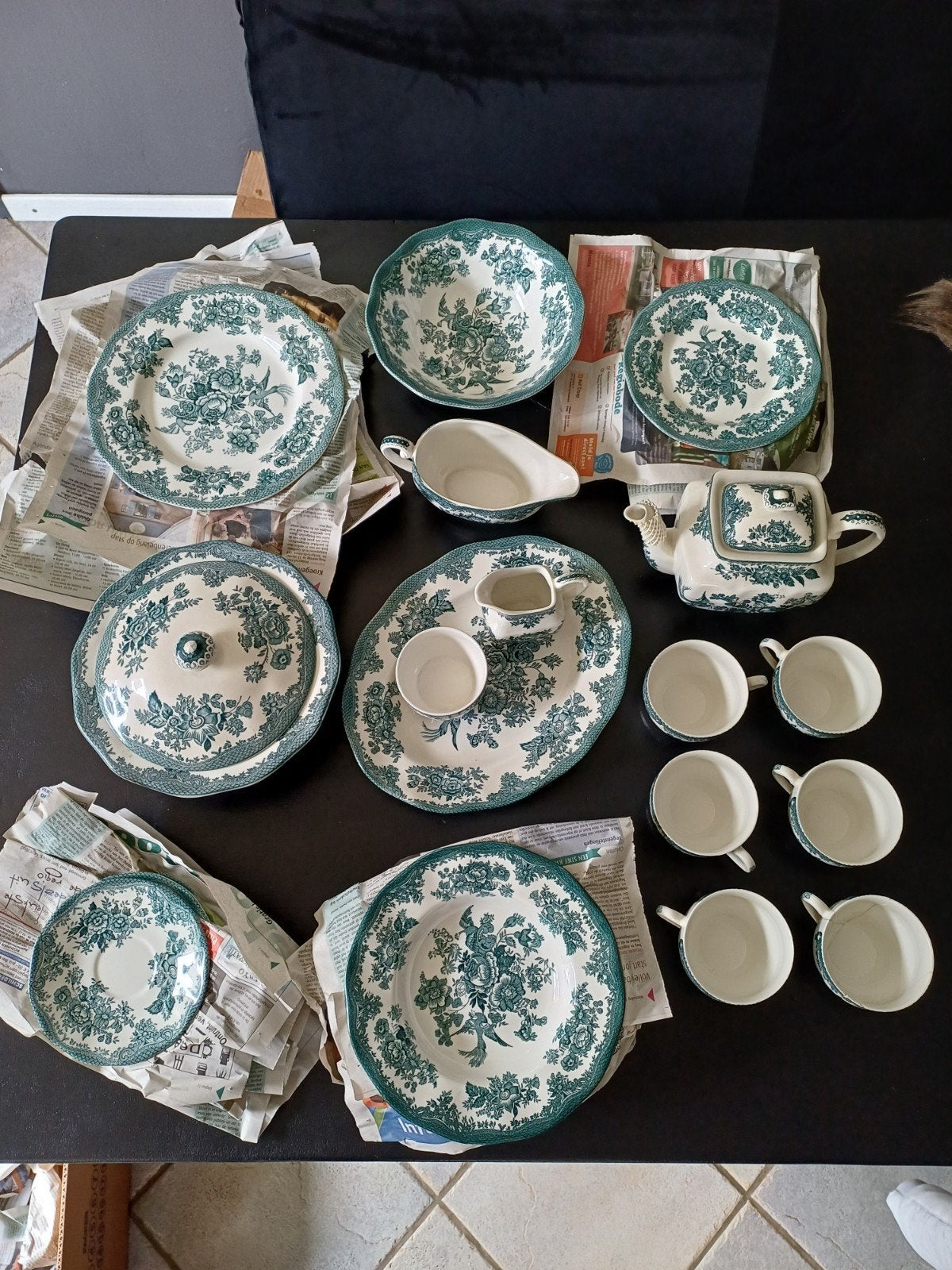 Wedgwood servies , Edme Rosehip groen, Ophalen