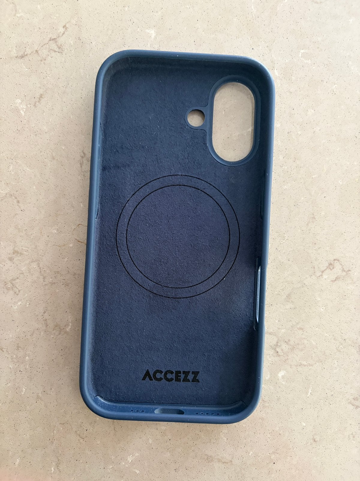 Accezz blauw siliconen hoesje iphone 7, Telecommunicatie, Accezz, Blauw, Nieuw, Ophalen of Verzenden