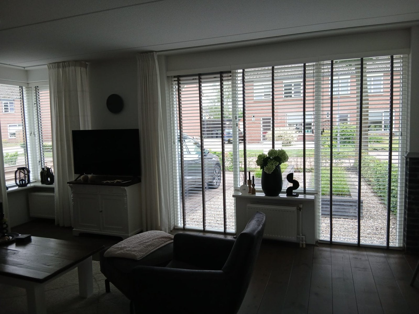Houten Luxaflex, Luxaflex, Ophalen, Zo goed als nieuw, Wit