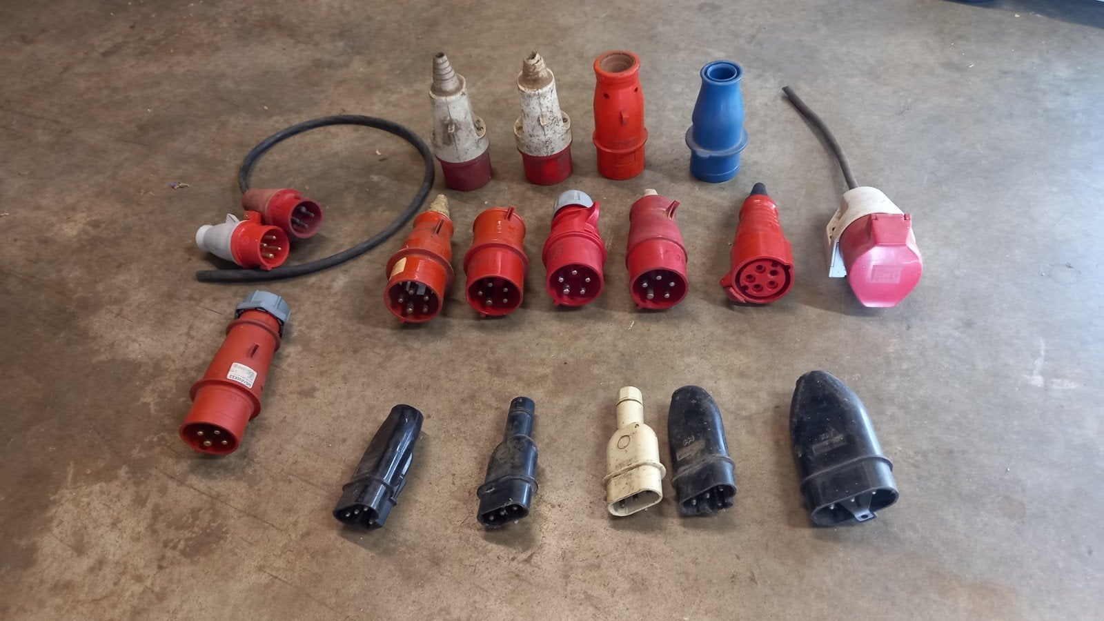 stekkers 380 volt 16 amp 32 amp, Ophalen of Verzenden, Stekker