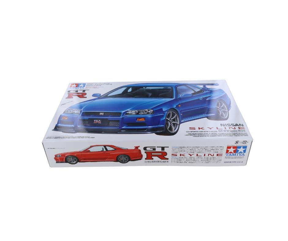 Tamiya 1:24 Nissan Skyline GT-R R34 V-Spec T24210, Auto, Groter dan 1:32, Nieuw, Ophalen of Verzenden
