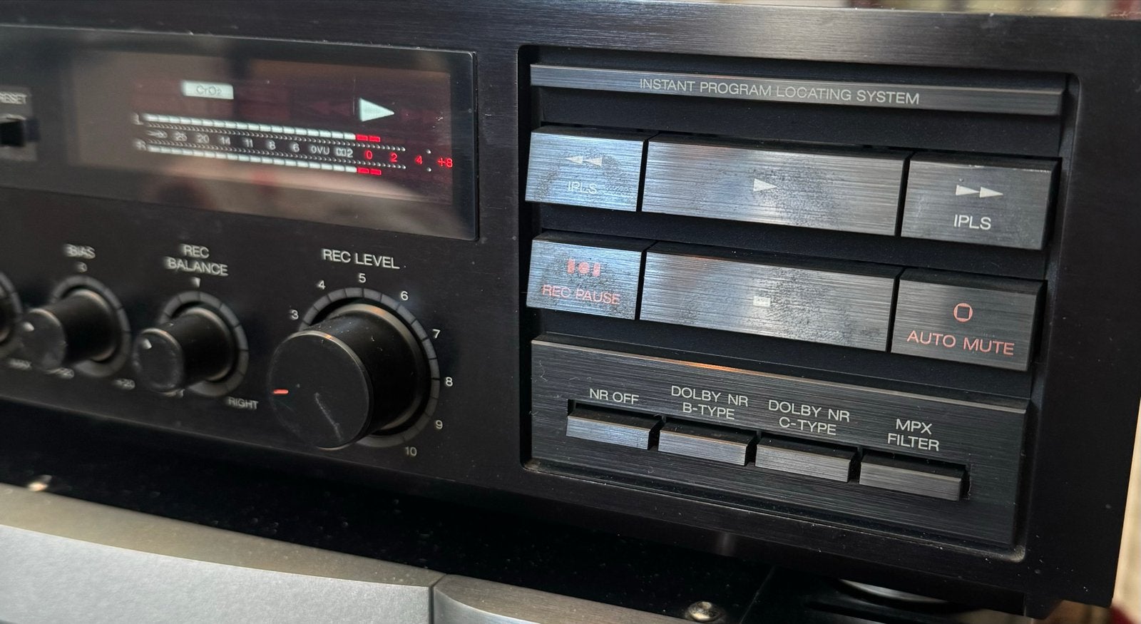 Akai GX-32 Stereo Cassette Deck - Uitstekende Staat, Ophalen of Verzenden, Enkel, Akai, Tiptoetsen