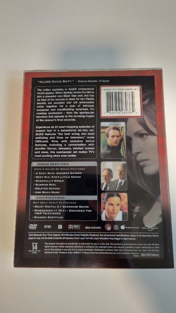 Alias seizoen 4 boxset, Alle leeftijden, Ophalen of Verzenden, Gebruikt, Actie en Avontuur