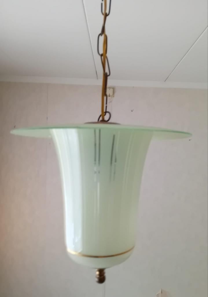 Jaren 30 hanglamp, Antiek en Kunst, Ophalen