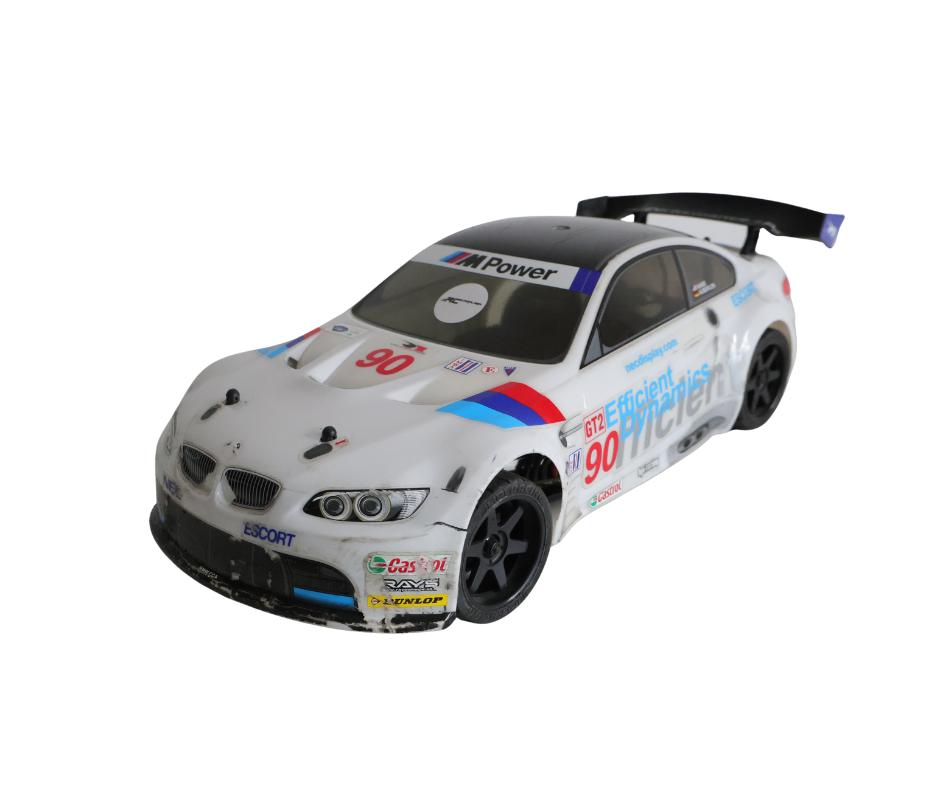 HPI Sprint 2 Flux Brushless BMW M3 GT2 2.4GHz 1/10 rc auto, Elektro, Gebruikt, Auto offroad, Ophalen of Verzenden