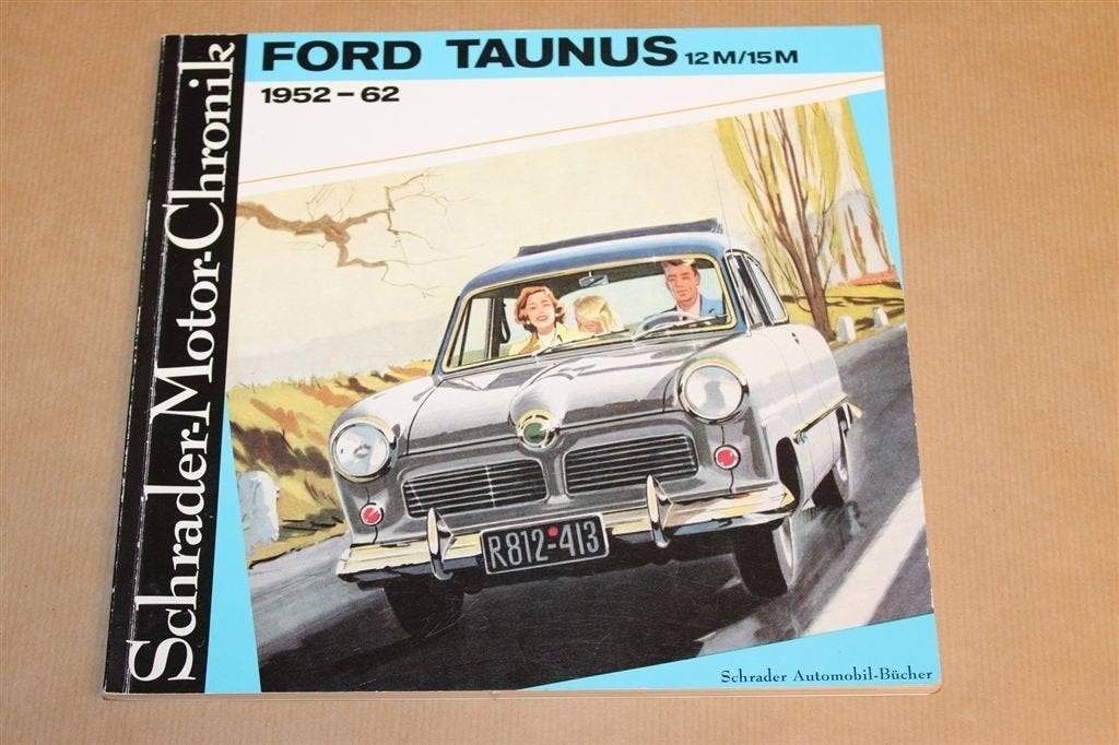 Ford Taunus 12M 15M 1952-62 — Documentatie & Buckeltaunus, Ophalen of Verzenden, Gelezen, Ford