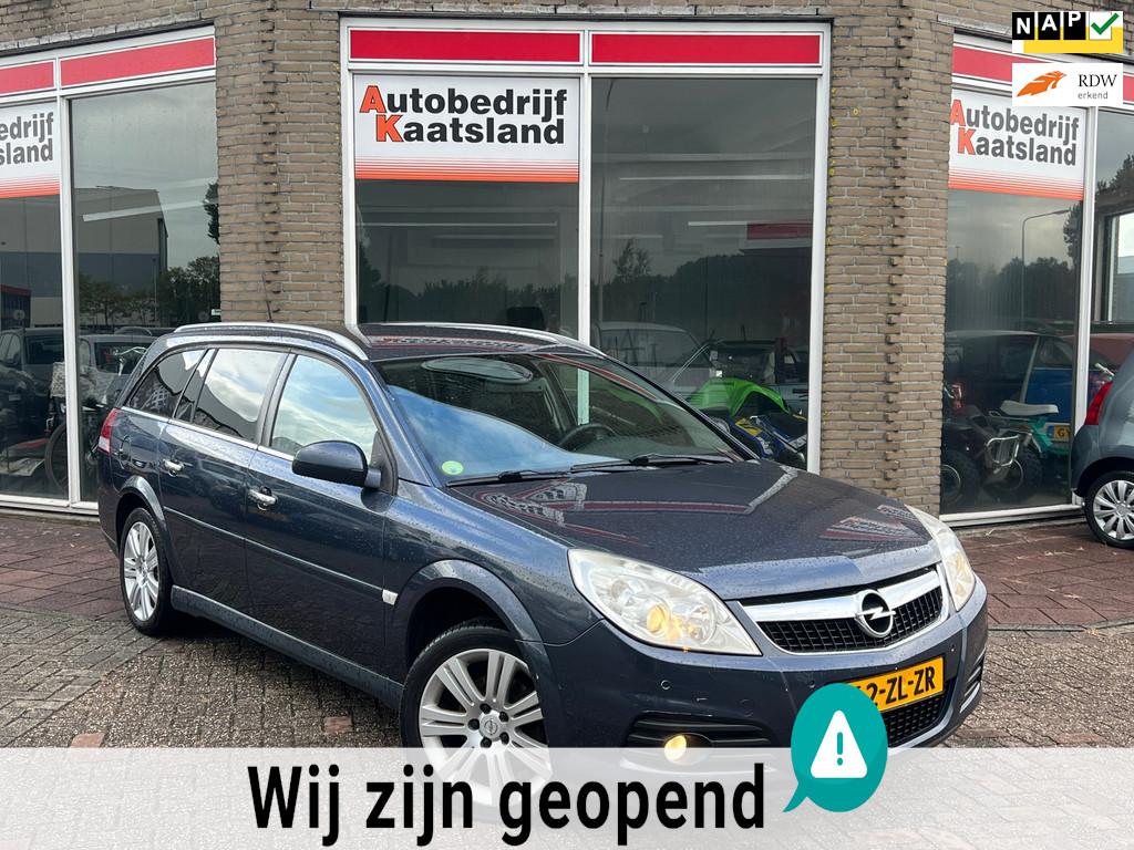 Opel Vectra Wagon 2.2-16V Executive - Leer - MOTORLAMPJE BRA, Gebruikt, Zwart, 4 cilinders, Vectra