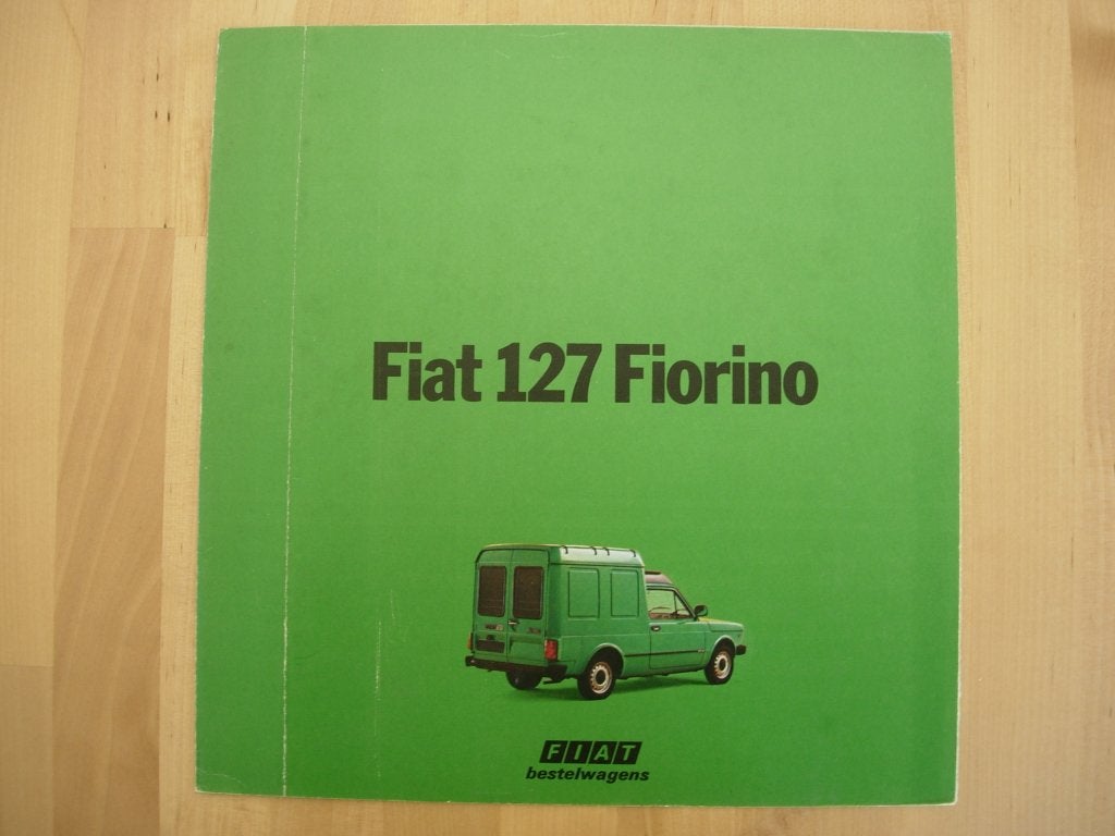 Fiat 127 Fiorino 1978 Brochure – Bestelwagen & Kombi, Ophalen of Verzenden, Zo goed als nieuw, Overige merken, Fiat