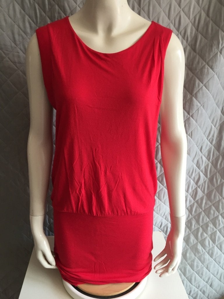 Supertrash Derange jurk L (2B23), Tweedehands verkoop, Ophalen of Verzenden, Boven de knie, Rood