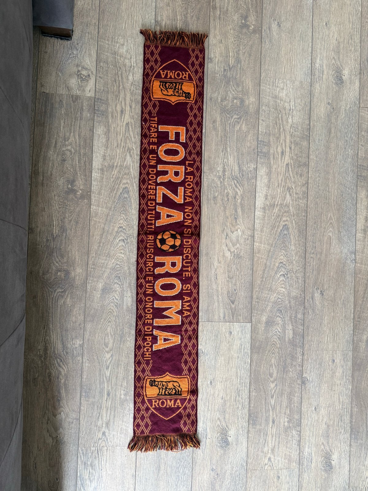 AS Roma sjaal, Ophalen of Verzenden, Zo goed als nieuw, Clubaccessoires