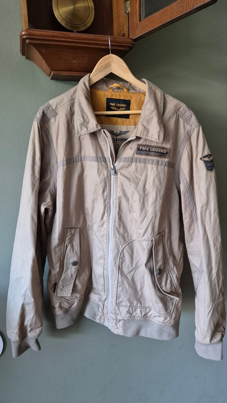 PME legend zomer najaars jas camel zgan mt XXXL, Kleding | Heren, Jassen | Zomer, Zo goed als nieuw, Overige maten, Overige kleuren